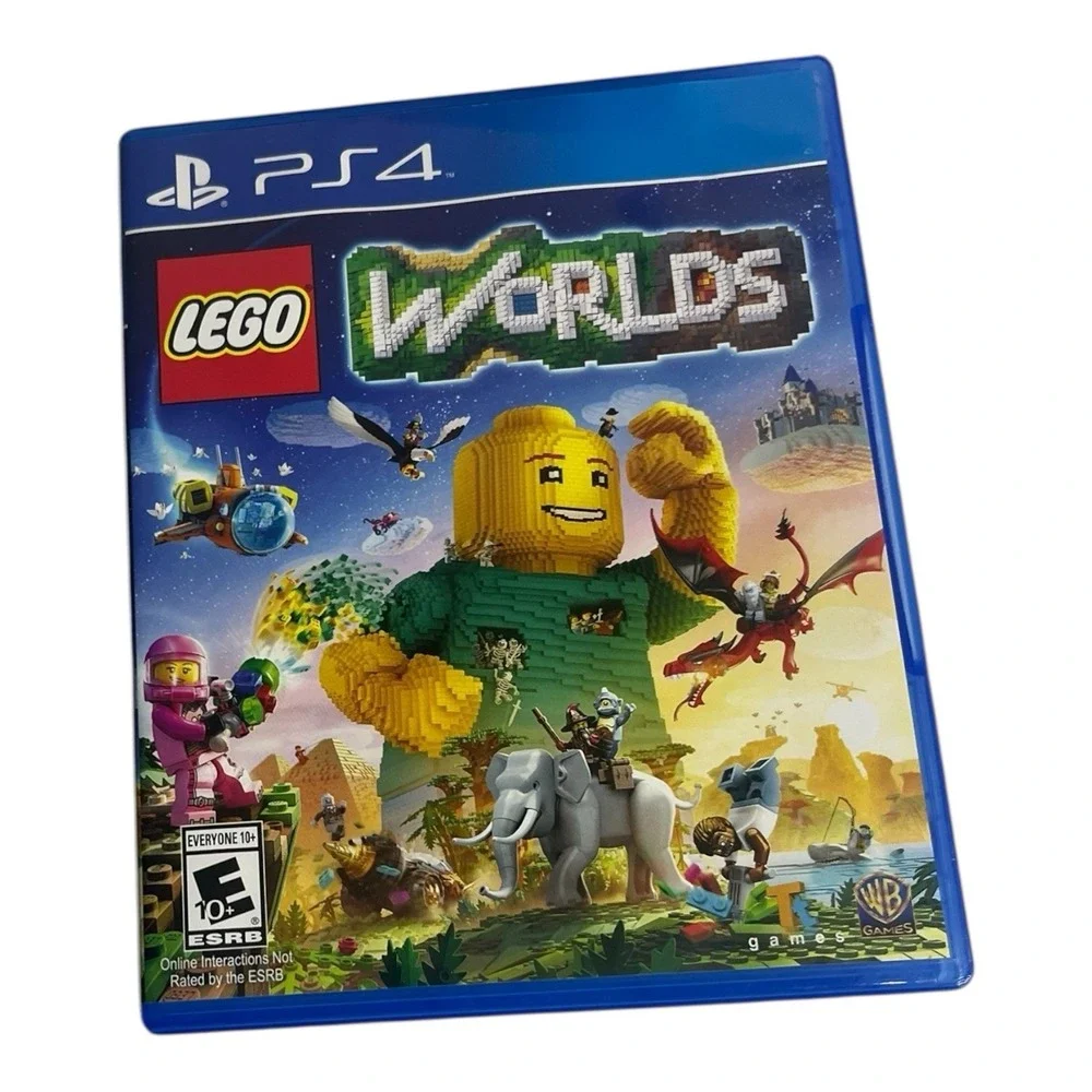 Sony PlayStation 4 PS4 Lego Worlds & Star Wars Force Video Game Bundle Lot CIB